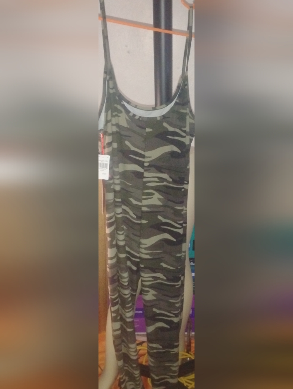 Camouflage Sleeveless Jumper Olive Camo